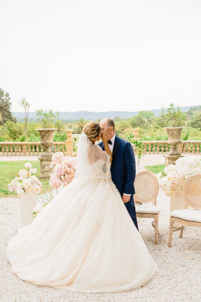 the bride and groom